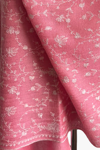 Pashmina Embroidered Scarf - pink