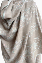 Load image into Gallery viewer, Pashmina Embroidered Scarf - natural