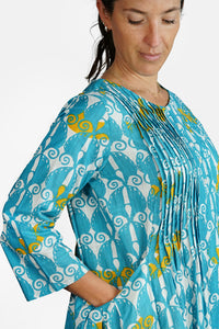Bund Cotton Wave Dress - BUWD-B