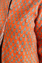 Load image into Gallery viewer, Cotton Quilted Jacket - orange COQJ-A