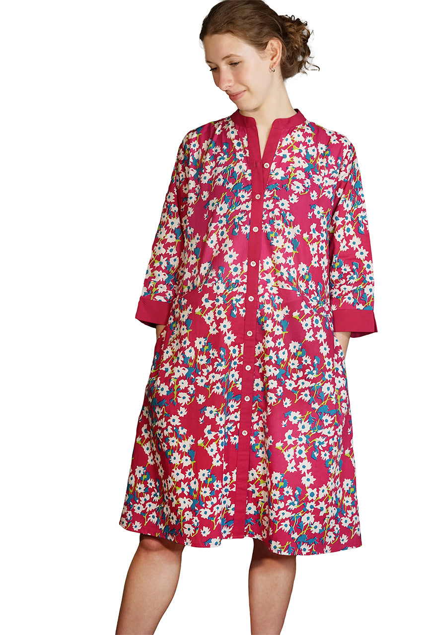Flair Cotton Flannel Flower Dress - FLFD
