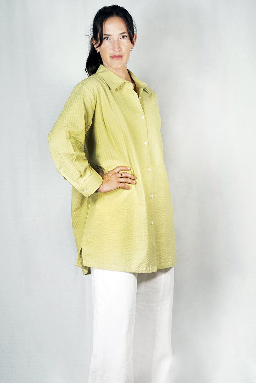 Hoya Cotton Seersucker Shirt - HOSS