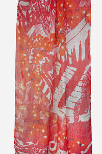 Linen Scarf Begonia Lace - LBEL