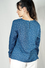 Load image into Gallery viewer, Linen Leuca Dot Top - LEDT