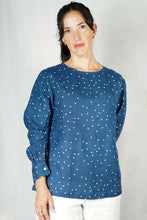 Load image into Gallery viewer, Linen Leuca Dot Top - LEDT