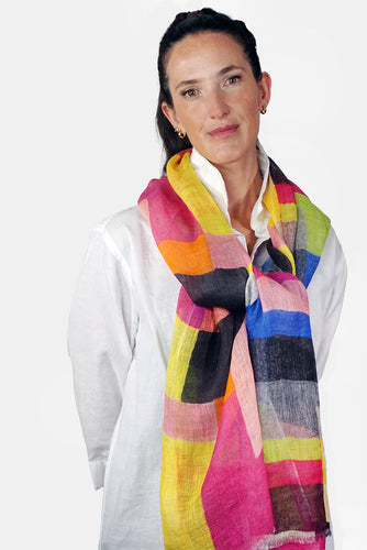 Linen Scarf Palette Shapes - LPAL