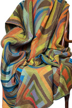 Load image into Gallery viewer, Merino Wool Throw Retro - RETRO-M