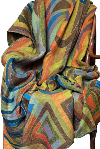 Merino Wool Throw Retro - RETRO-M