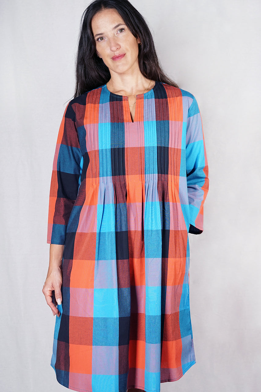 Rini Cotton Check Dress - RINI-C