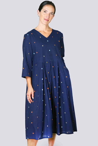 Cotton Skuta Vee Geo Dress - SKVD-B