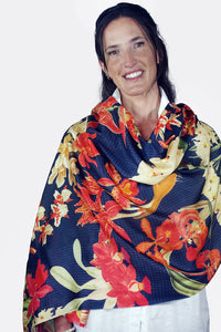 Silk Scarf Orchid Blitz - SORZ