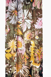 Silk Scarf  Manga Floral - warm - STMF-W
