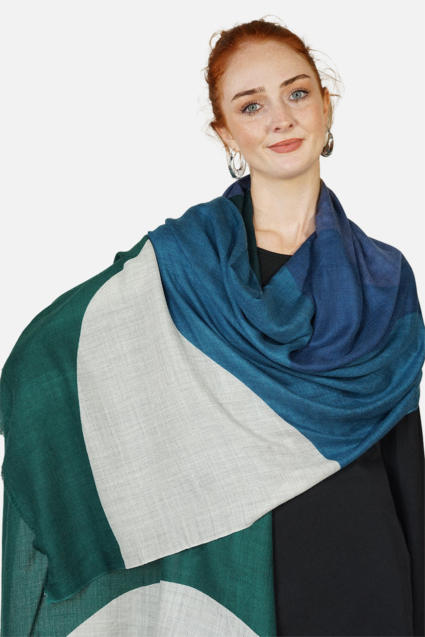 Merino Wool Scarf Overlap - WCOL-C