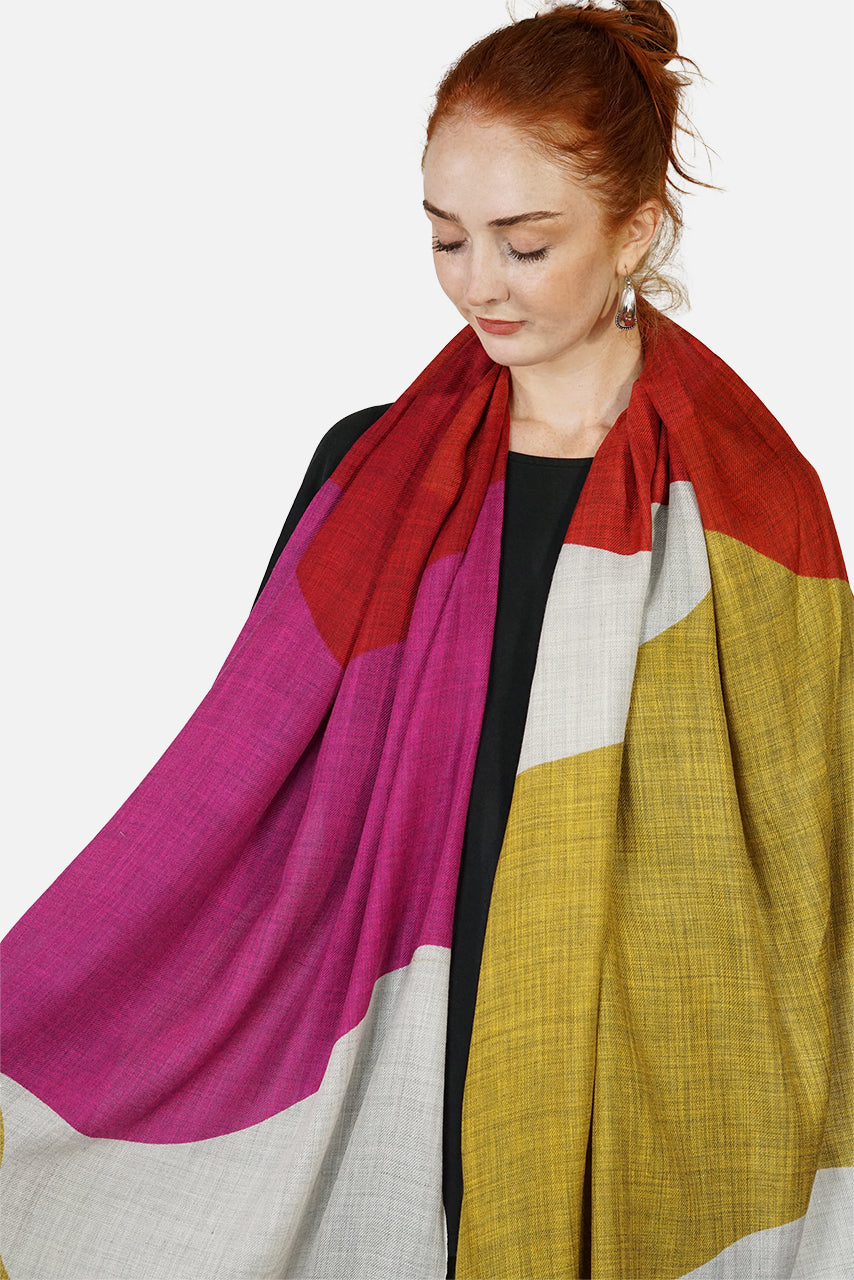 Merino Wool Scarf Overlap WCOL-W
