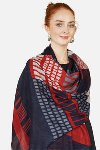 Merino Wool Scarf Rectangle Bands WCRB