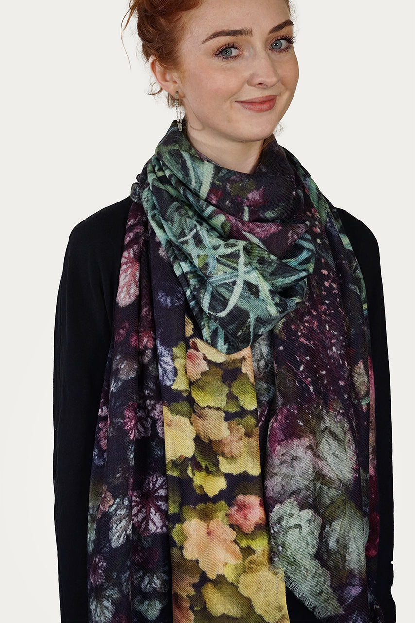 Merino Wool Scarf Garden Line WGAL