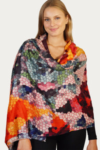 Merino Wool Scarf Mosaic - WMOA