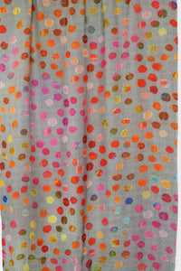 Merino Wool Scarf Scattered Dots -WSCD
