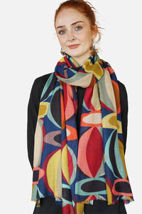 Merino Wool Scarf Spectral Spheres - WSSH