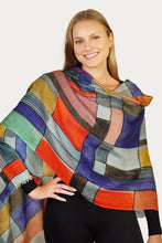 Load image into Gallery viewer, Merino Wool Scarf Stroked Oblongs - WSTO