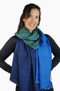 Merino Wool Woven Scarf Triple Reverse WWTR-B
