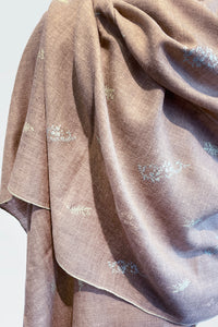 hand woven embroidered pashmina scarf