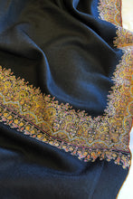Load image into Gallery viewer, black pashmina shawl 