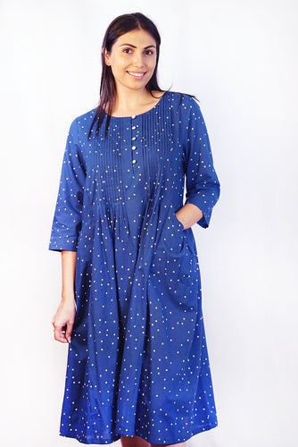 Bund Cotton Dotty Dress - BDOD