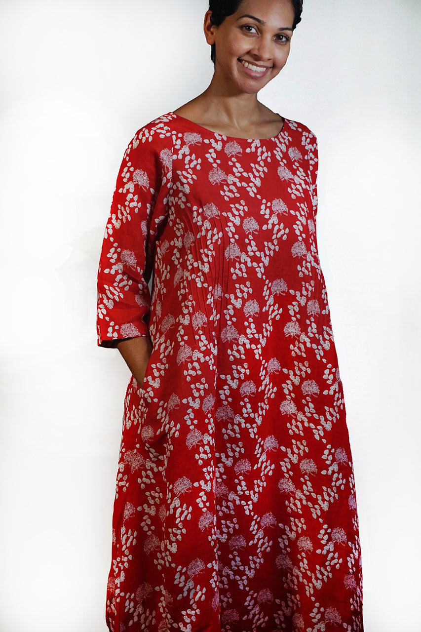 Lypin Spring Linen Dress LSPD-R