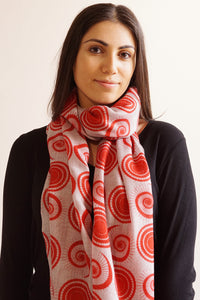 Merino Wool Scarf - Parasol WCPA-R