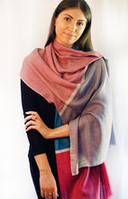 Load image into Gallery viewer, Merino Wool Scarf - Tilt Stripes  WCTI-P
